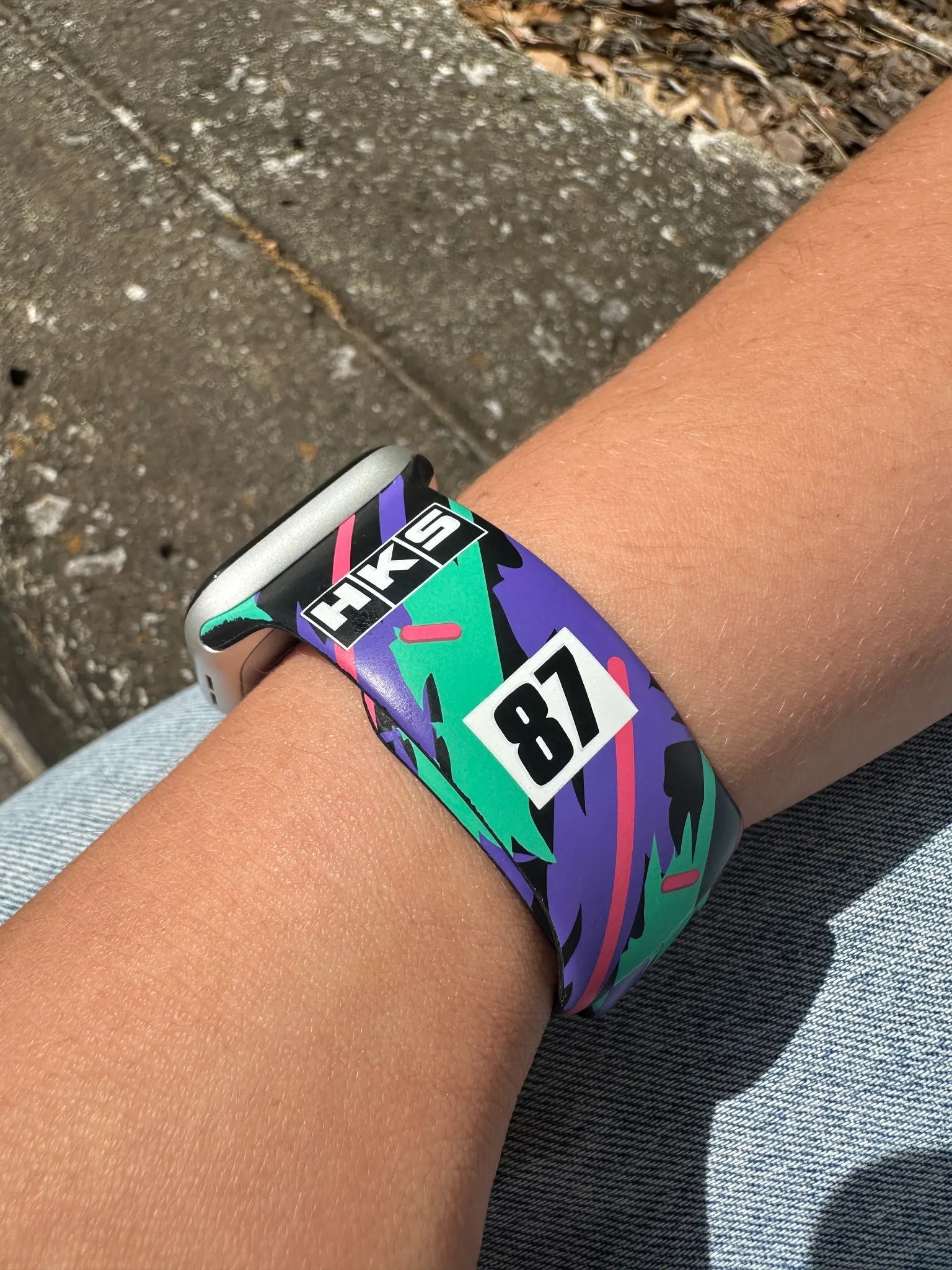 HKS Apple Watch Band Oil Color Size M | (51007-AK674)