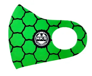 HKS Graphic SPF Green Face Mask Large | (51007-AK326)