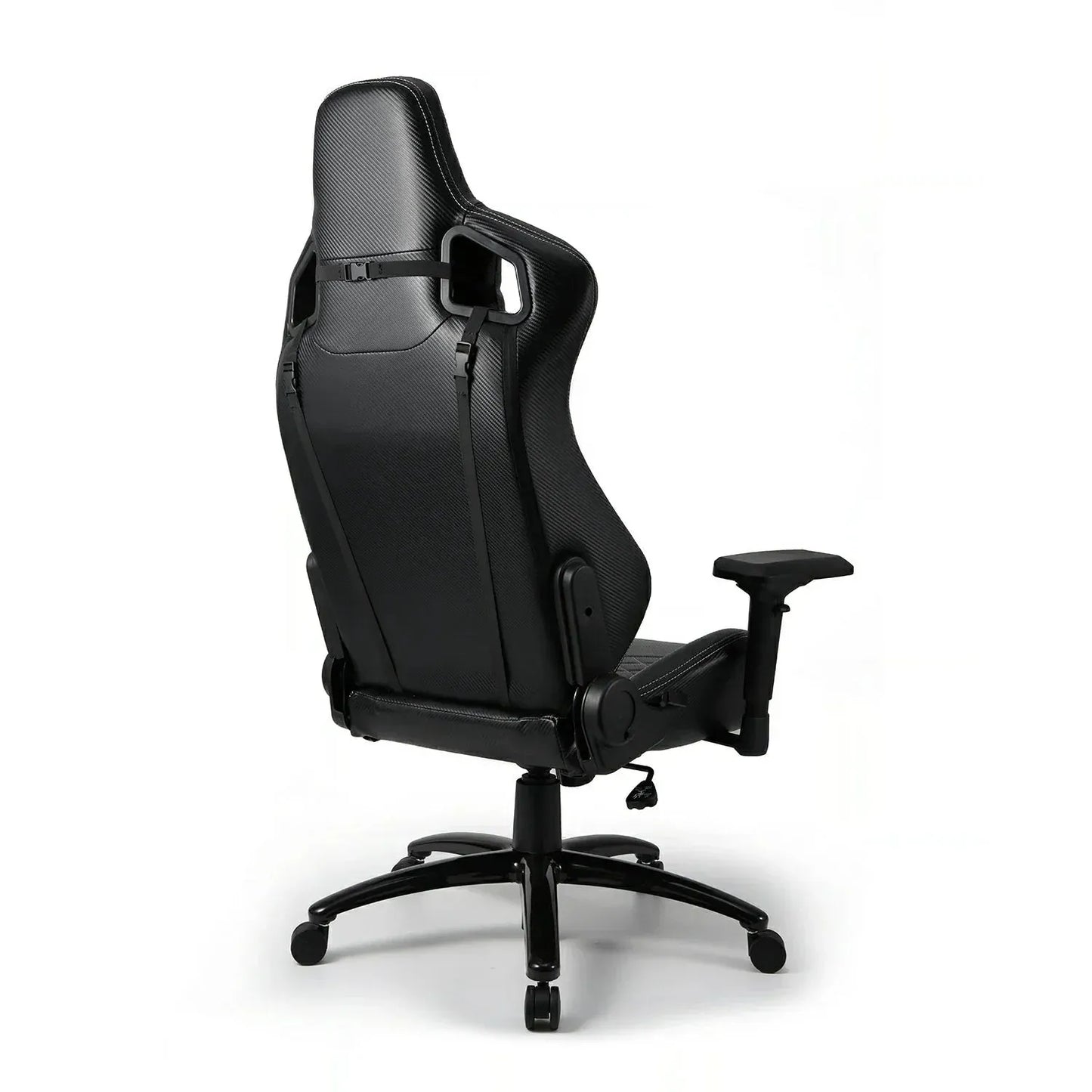 AlphaRex Carbon Fiber Look Racing Style Gaming Reclining Ergonomic Chair | (900168)