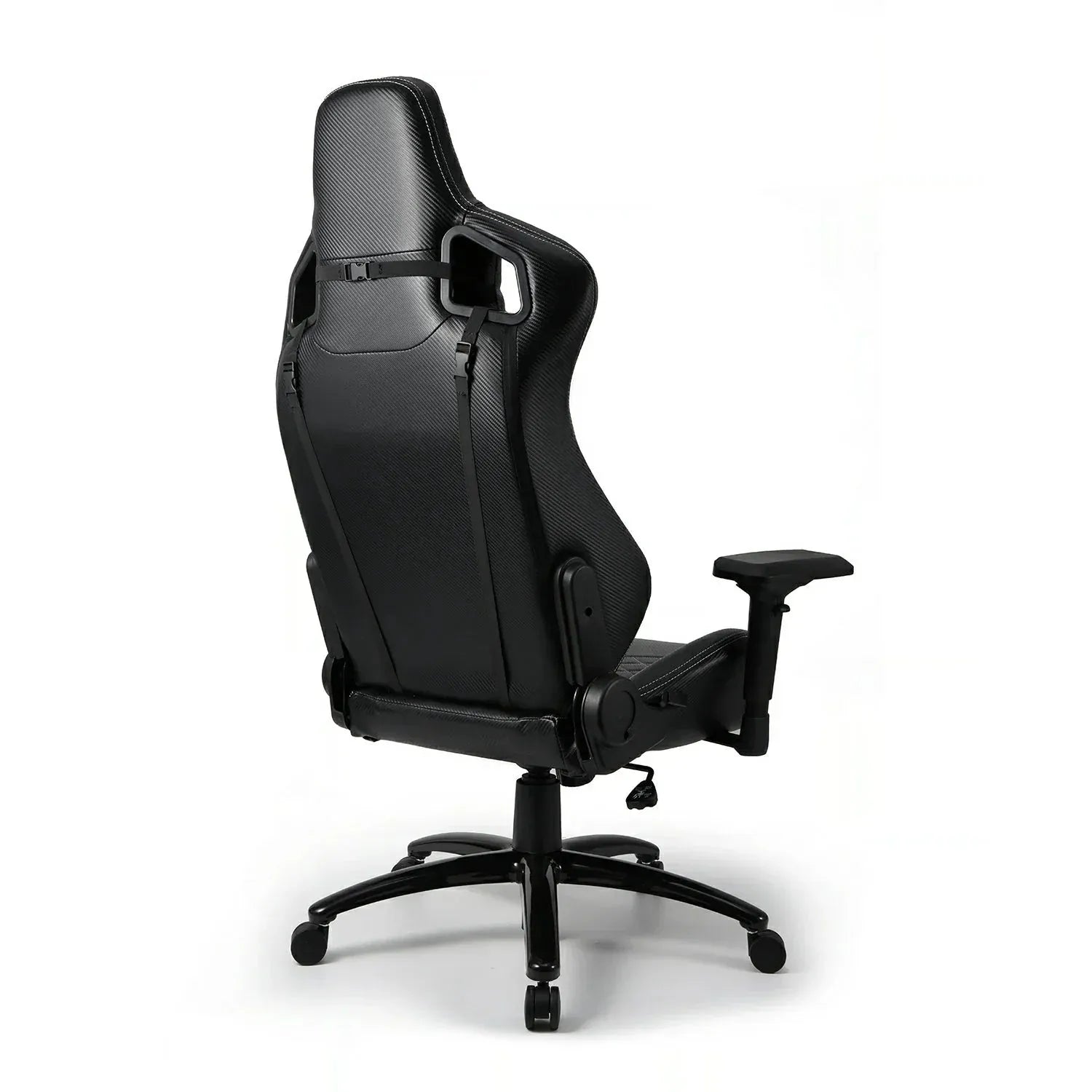 AlphaRex Carbon Fiber Look Racing Style Gaming Reclining Ergonomic Chair | (900168)