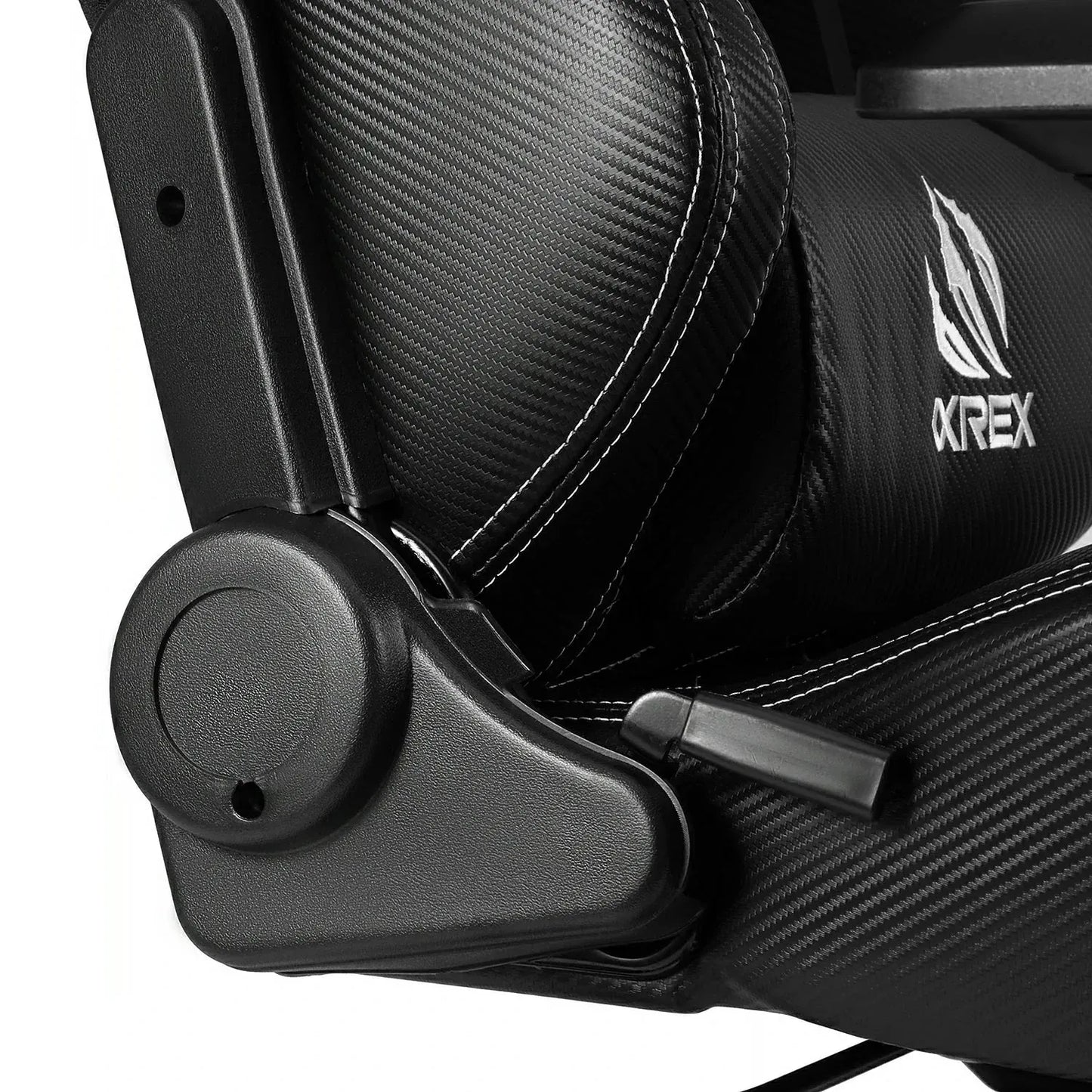AlphaRex Carbon Fiber Look Racing Style Gaming Reclining Ergonomic Chair | (900168)