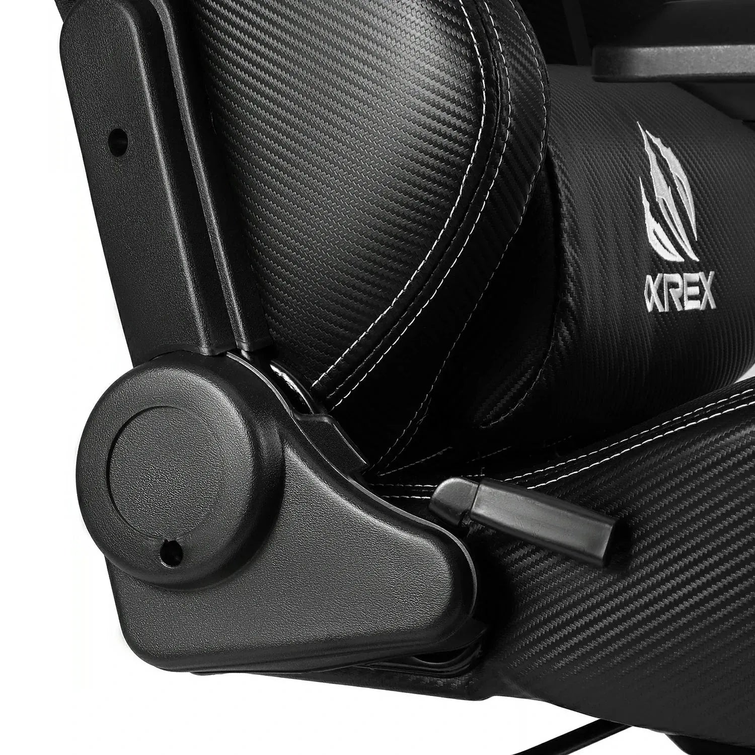 AlphaRex Carbon Fiber Look Racing Style Gaming Reclining Ergonomic Chair | (900168)