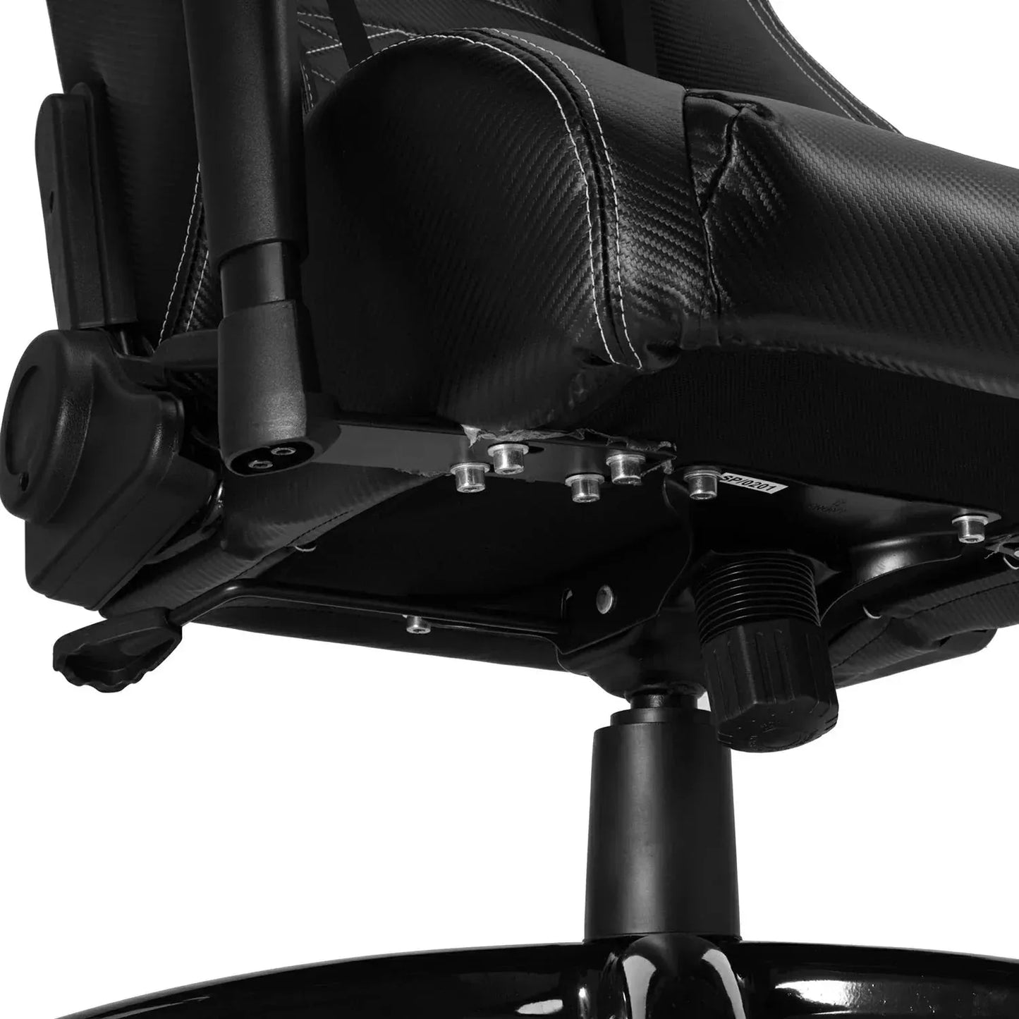 AlphaRex Carbon Fiber Look Racing Style Gaming Reclining Ergonomic Chair | (900168)