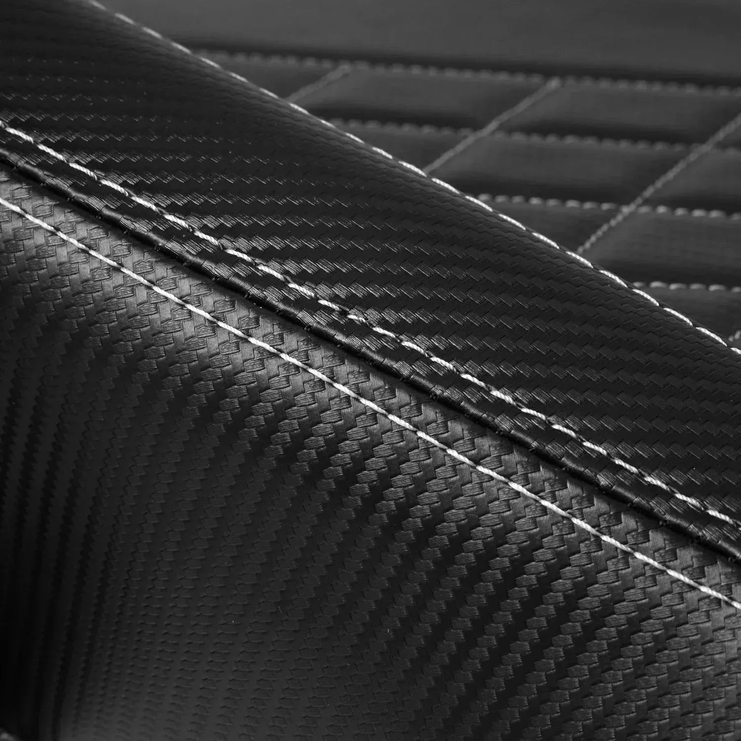 AlphaRex Carbon Fiber Look Racing Style Gaming Reclining Ergonomic Chair | (900168)
