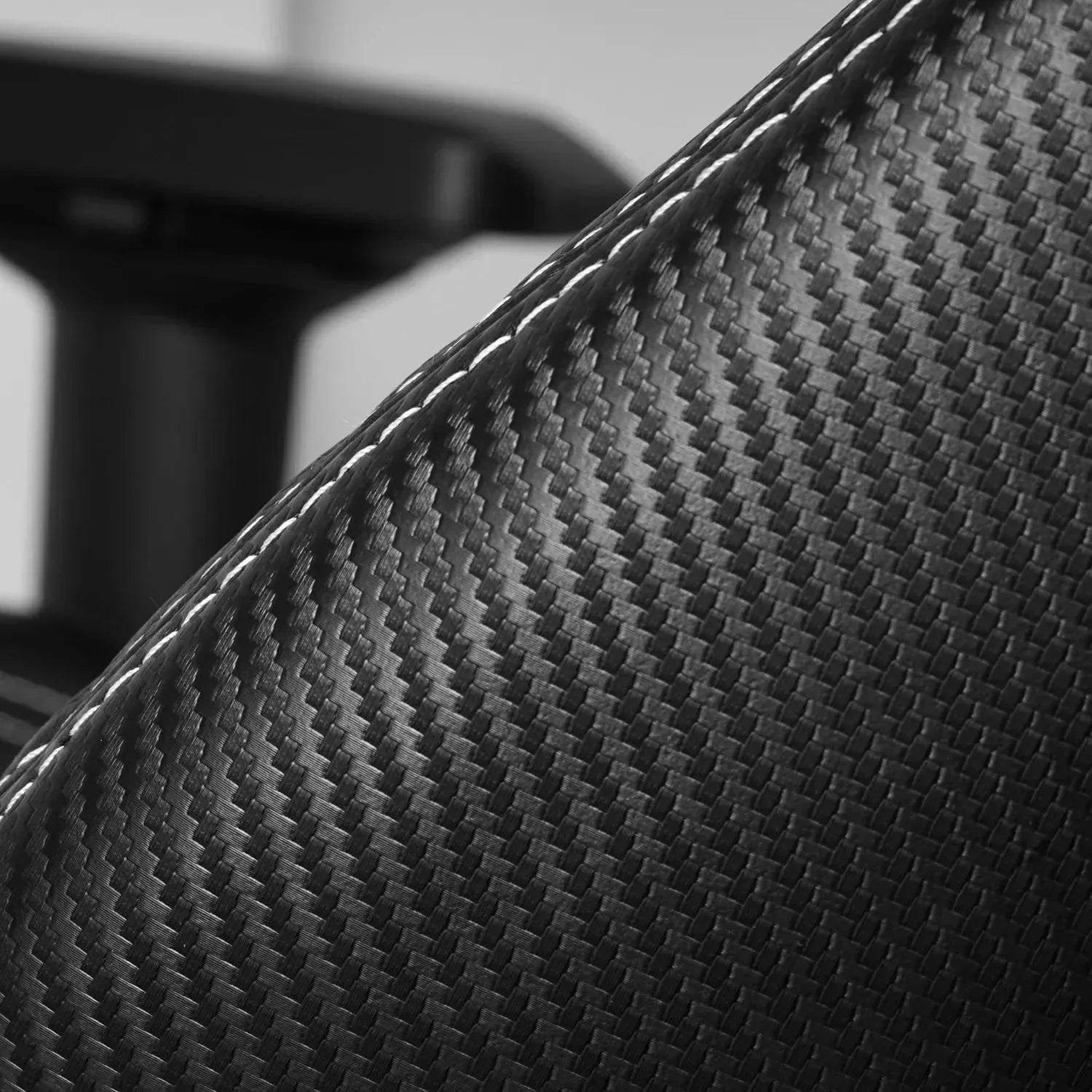 AlphaRex Carbon Fiber Look Racing Style Gaming Reclining Ergonomic Chair | (900168)