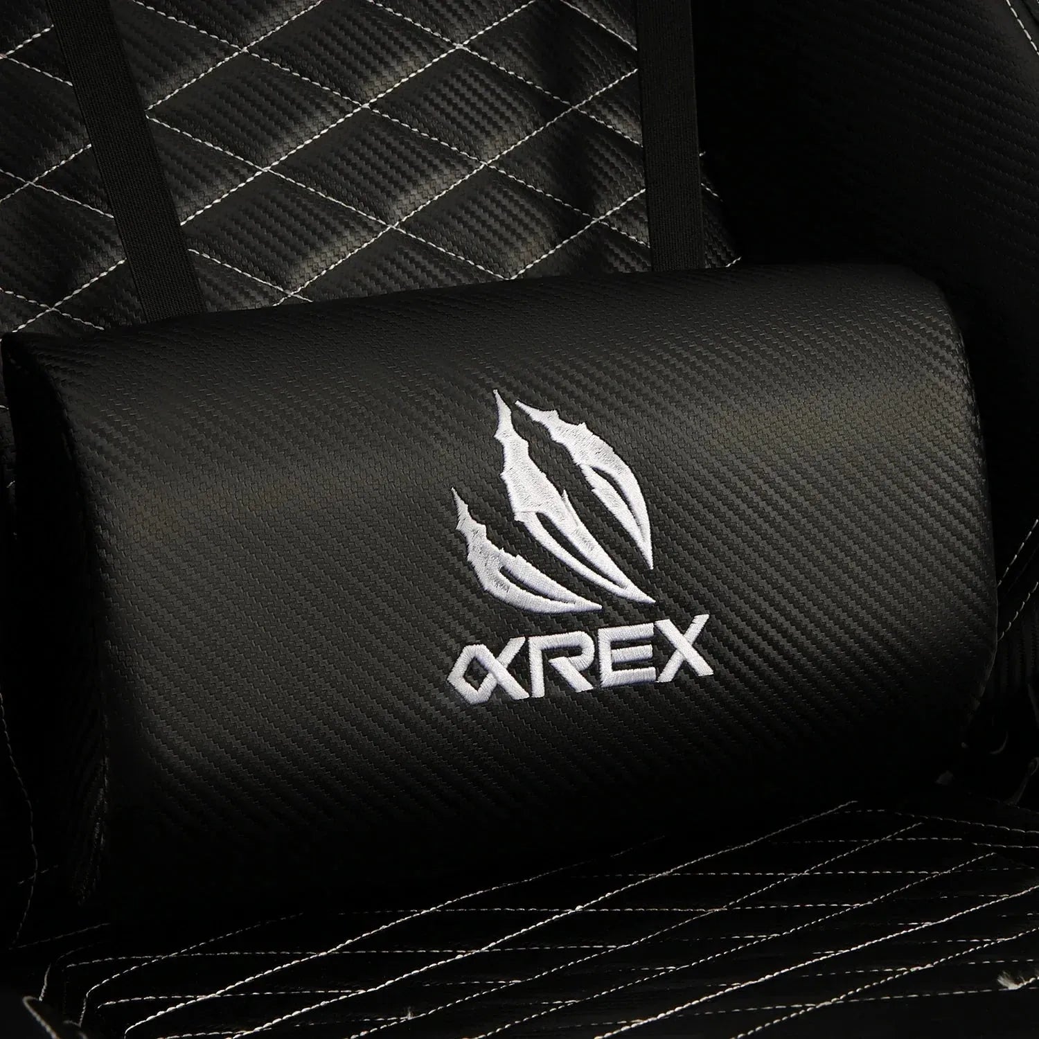 AlphaRex Carbon Fiber Look Racing Style Gaming Reclining Ergonomic Chair | (900168)