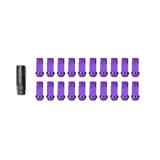 Wheel Mate Muteki SR48 Open End Lug Nuts - Purple 12x1.25 48mm for 09+ Nissan 370Z (whm32905L)