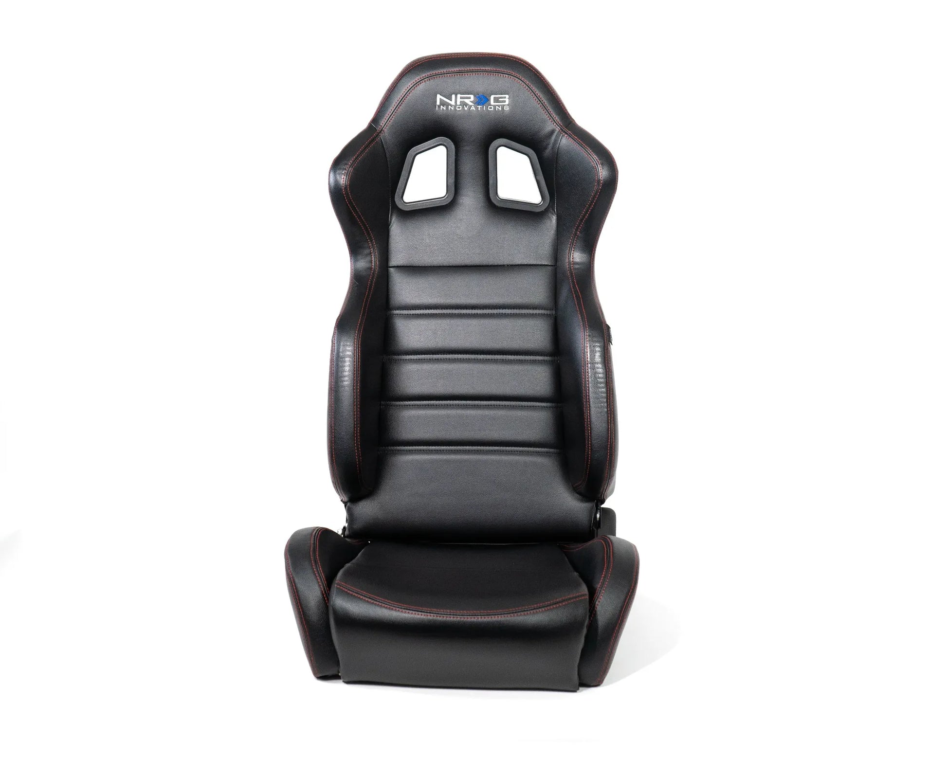 NRG Reclinable racing Seat Red Stitching