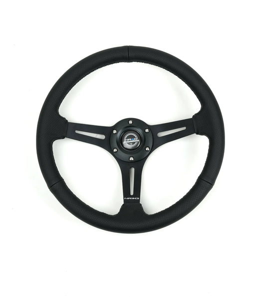 NRG 350MM 3" 2.5 DISH WITH SLITS LEATHER