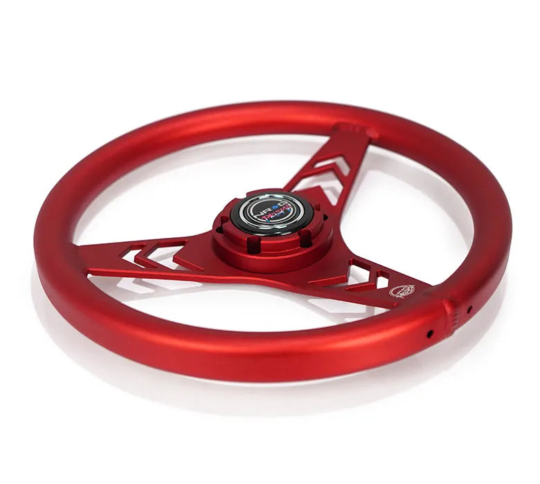 NRG ALUMINUM STEERING WHEELS - ARROW CUTOUT