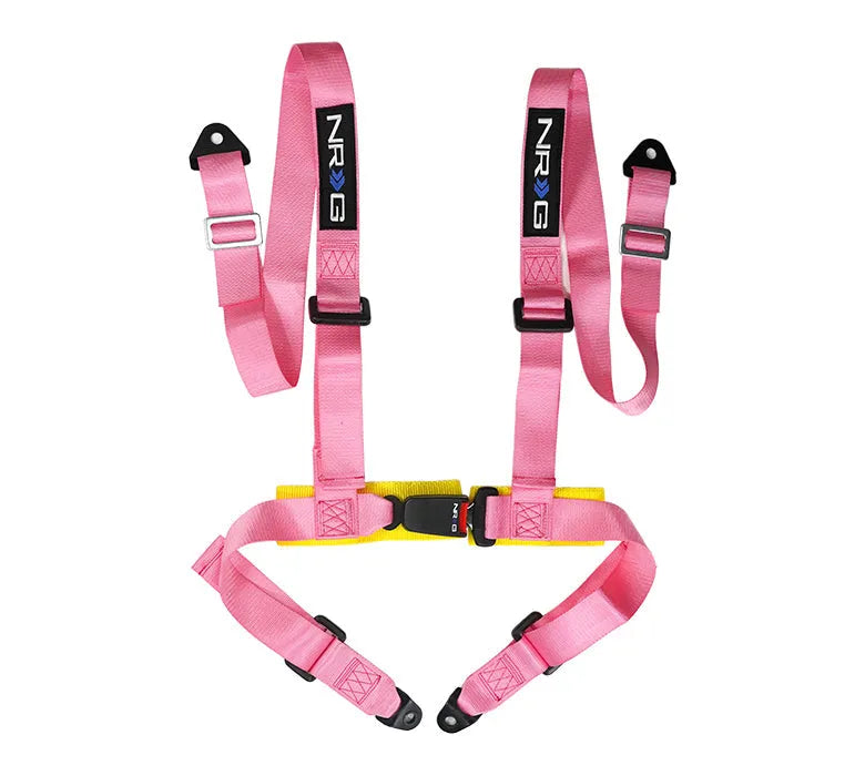 NRG 4 POINT SEAT BELT HARNESSS BUCKLE UP