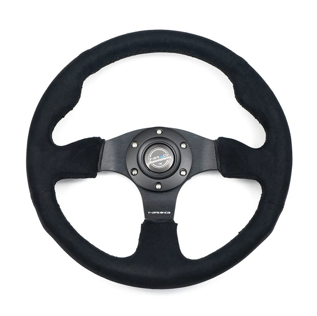 NRG RACING STEERING WHEEL ALCANTARA