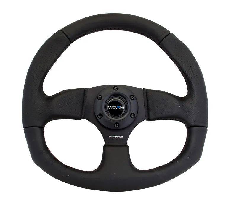 NRG FLAT BOTTOM STEERING WHEEL LEATHER