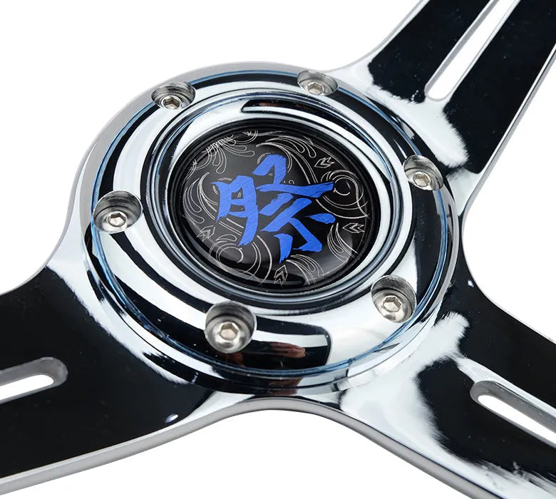 NRG MATSURI ACRYLIC STEERING WHEEL CHROME