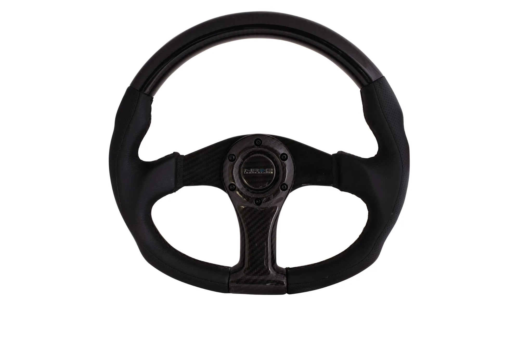 NRG CARBON FIBER STEERING WHEEL OVAL SHAPE