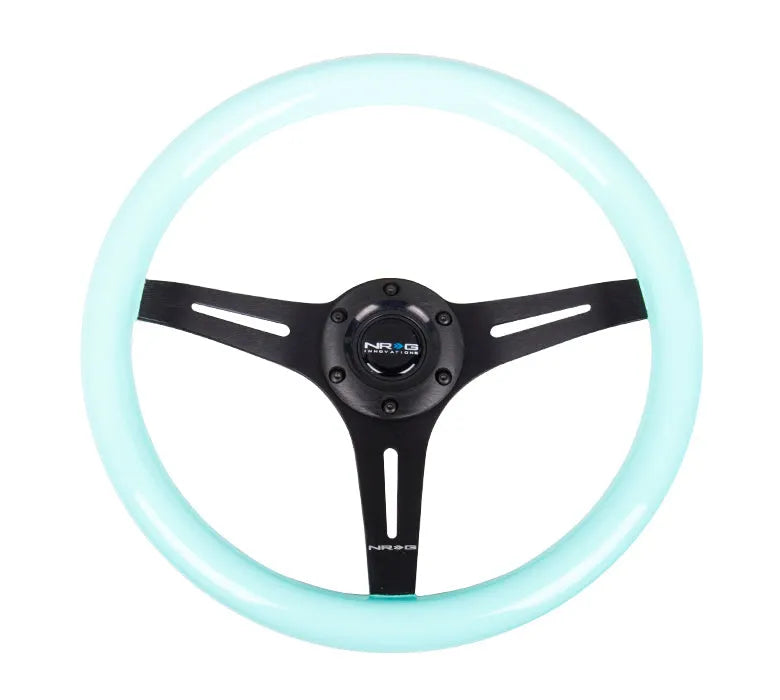 NRG 350MM 1.5" DEEP DISH WOOD GRAIN STEERING WHEEL