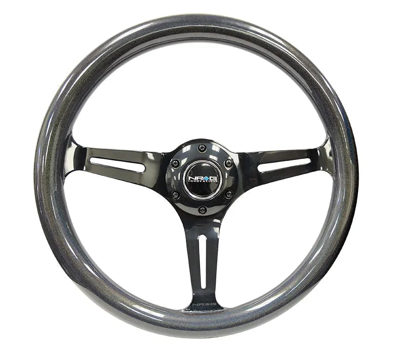 NRG 350MM 1.5" DEEP DISH WOOD GRAIN STEERING WHEEL