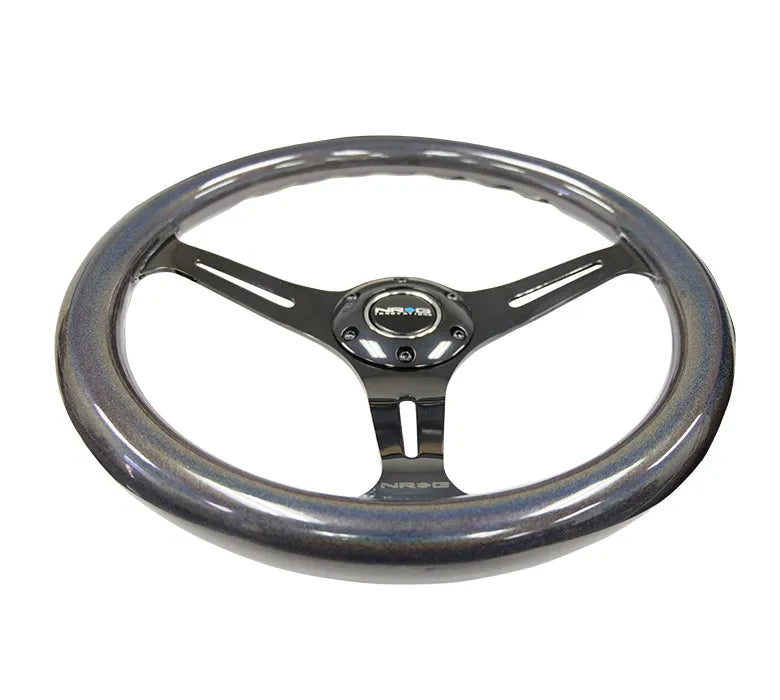 NRG 350MM 1.5" DEEP DISH WOOD GRAIN STEERING WHEEL