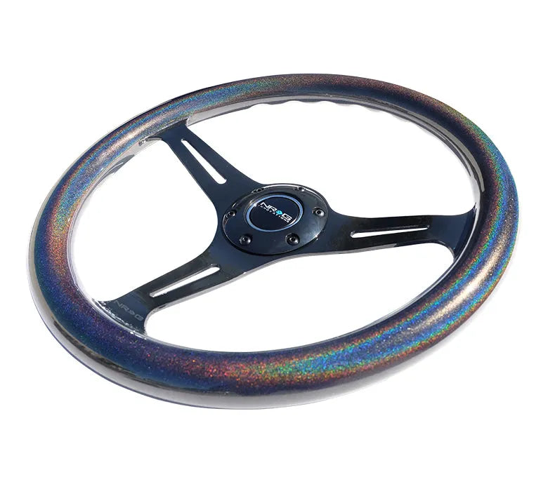 NRG 350MM 1.5" DEEP DISH WOOD GRAIN STEERING WHEEL