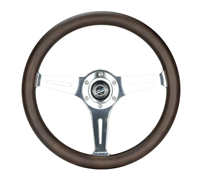 NRG 350MM 1.5" DEEP DISH WOOD GRAIN STEERING WHEEL