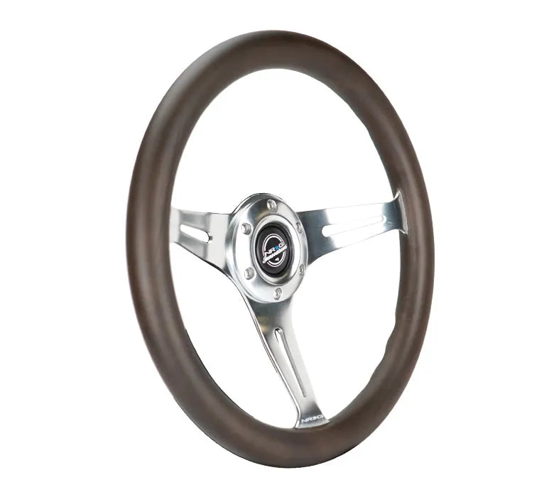 NRG 350MM 1.5" DEEP DISH WOOD GRAIN STEERING WHEEL