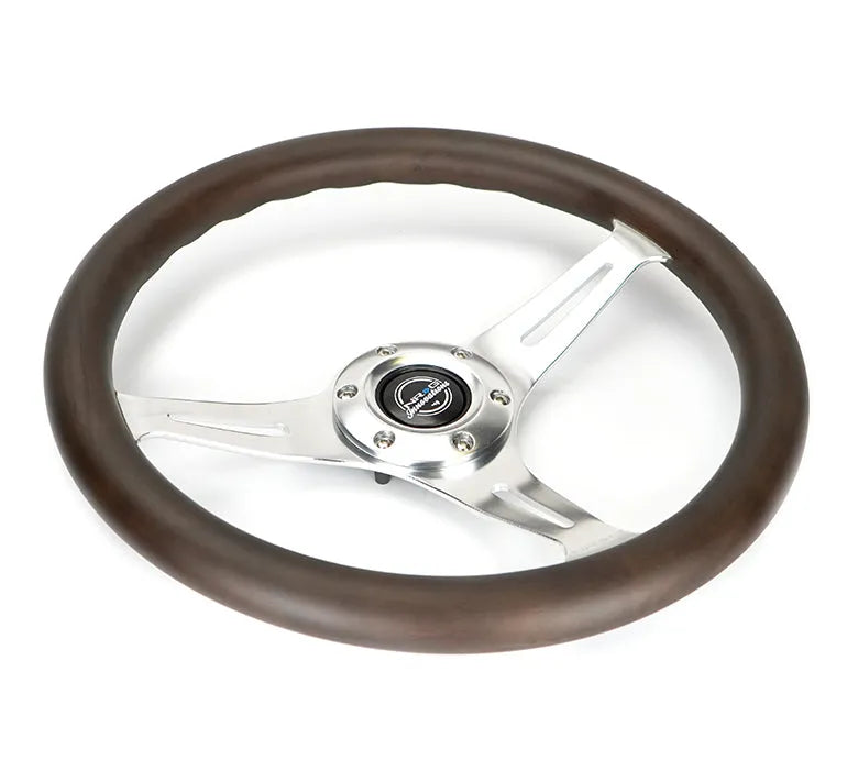 NRG 350MM 1.5" DEEP DISH WOOD GRAIN STEERING WHEEL