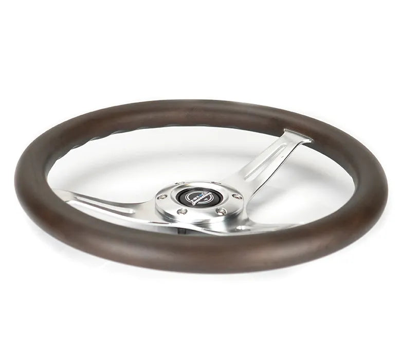 NRG 350MM 1.5" DEEP DISH WOOD GRAIN STEERING WHEEL