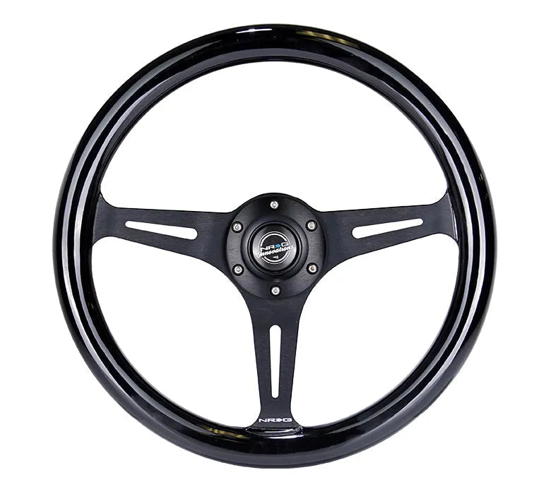 NRG 350MM 1.5" DEEP DISH WOOD GRAIN STEERING WHEEL