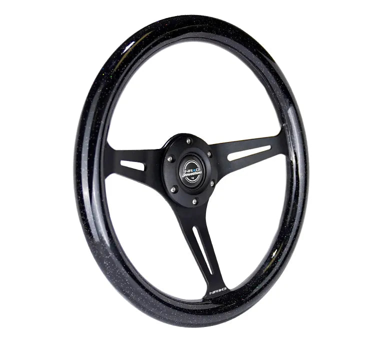 NRG 350MM 1.5" DEEP DISH WOOD GRAIN STEERING WHEEL