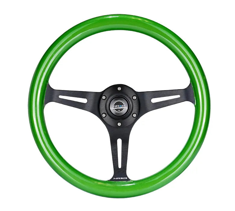 NRG 350MM 1.5" DEEP DISH WOOD GRAIN STEERING WHEEL