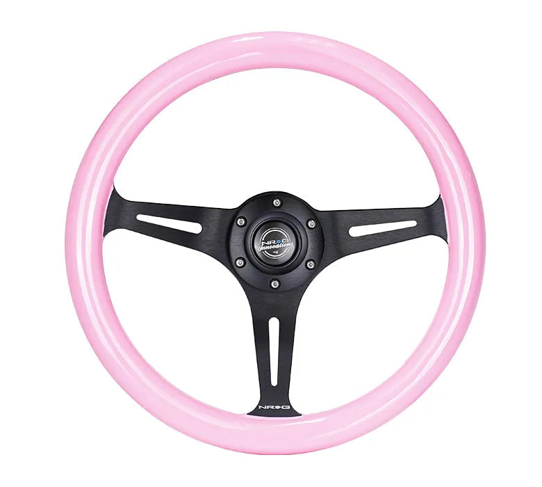 NRG 350MM 1.5" DEEP DISH WOOD GRAIN STEERING WHEEL