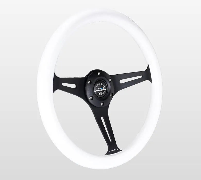 NRG 350MM 1.5" DEEP DISH WOOD GRAIN STEERING WHEEL