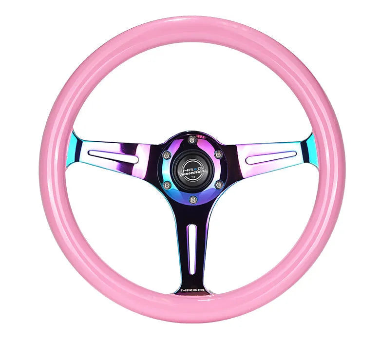 NRG 350MM 1.5" DEEP DISH WOOD GRAIN STEERING WHEEL