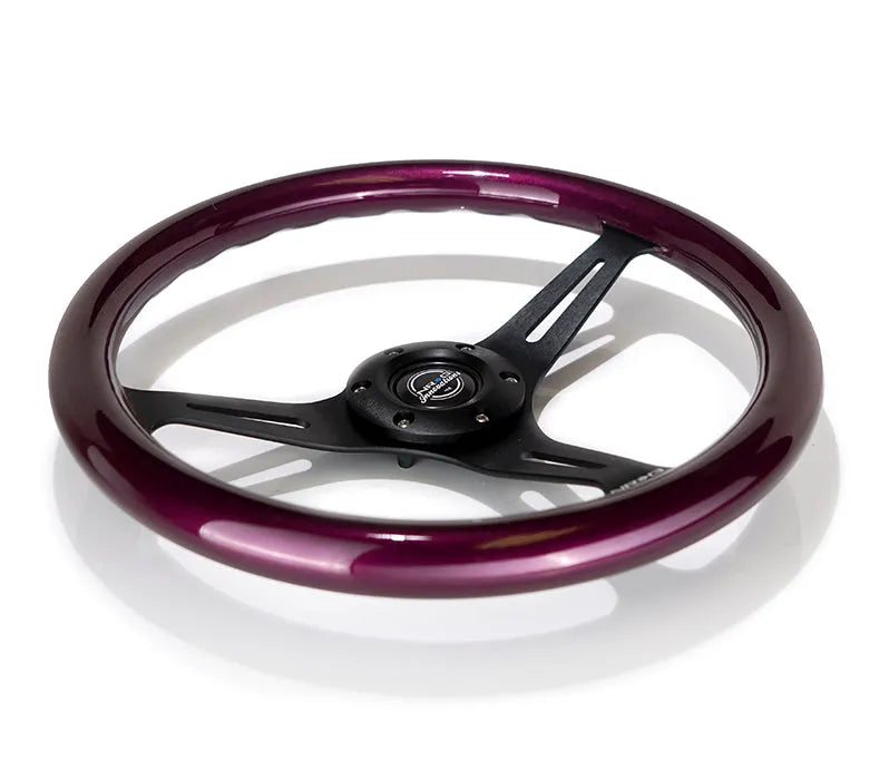 NRG 350MM 1.5" DEEP DISH WOOD GRAIN STEERING WHEEL