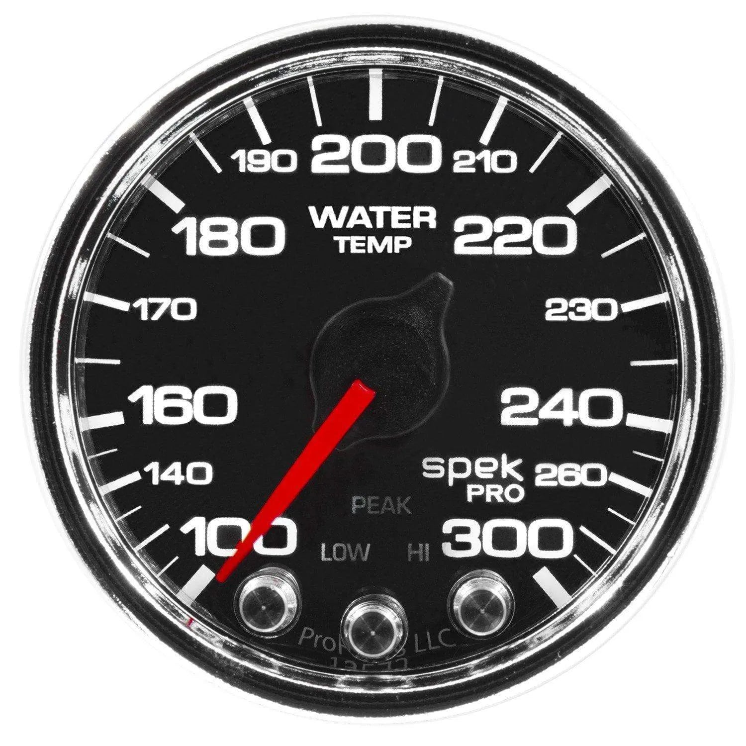Autometer Spek-Pro 2 & 1/16" Water Temp Gauge 100-300F