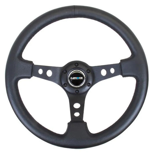 NRG RST-006 Sport Steering Wheels - 350mm x 3" Deep - Premium Leather