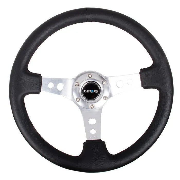 NRG RST-006 Sport Steering Wheels - 350mm x 3" Deep - Premium Leather