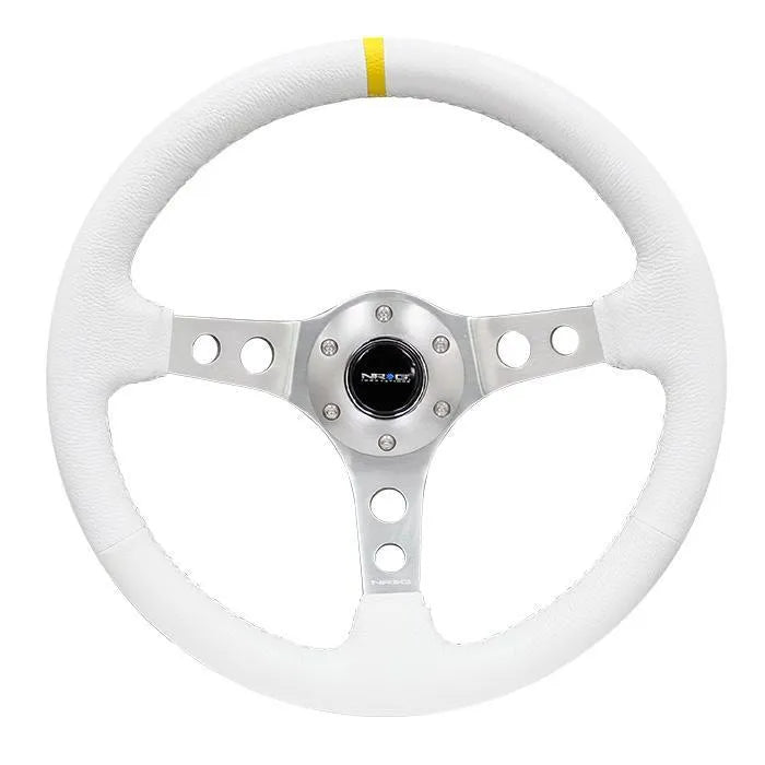 NRG RST-006 Sport Steering Wheels - 350mm x 3" Deep - Premium Leather