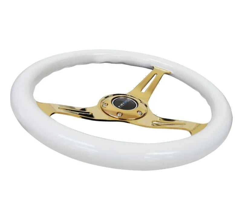 NRG Classic Wood Grain Steering Wheel - 350mm (ST-015)