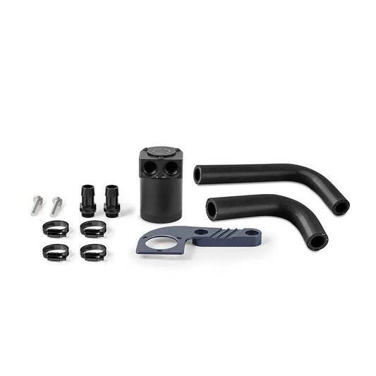 Mishimoto Baffled Oil Catch Can, fits BMW F8X M3/M4 2015-2020, Mineral Gray Metallic