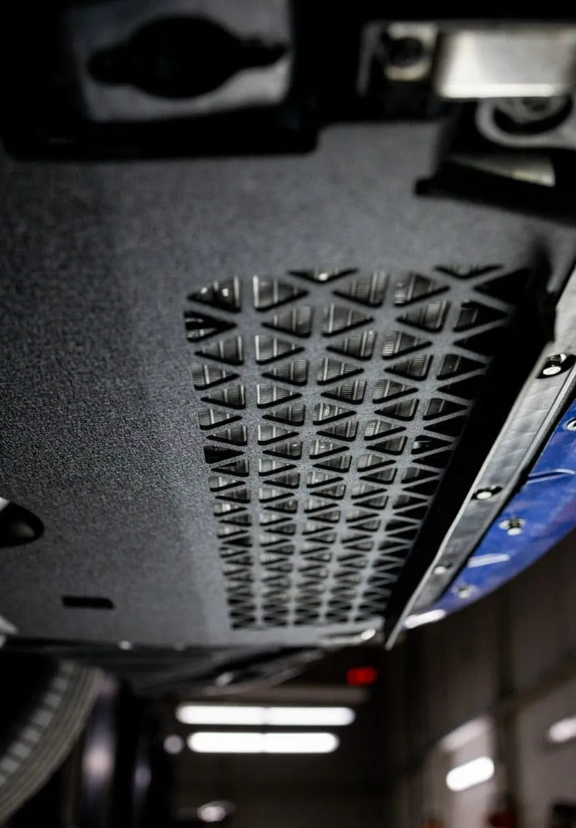 Mishimoto Engine Skid Plate - Wrinkle Black | 2021+ BMW G80 M2 / M3 / M4 (MIS MMSD-G80-21WBK)