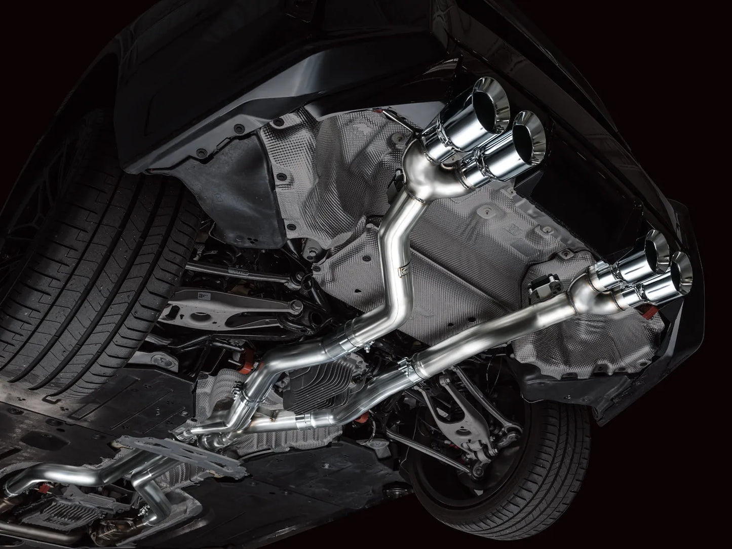 AWE Tuning Track Edition Exhaust Chrome Silver Tips for 23-24 BMW G87 M2 (3020-42487)