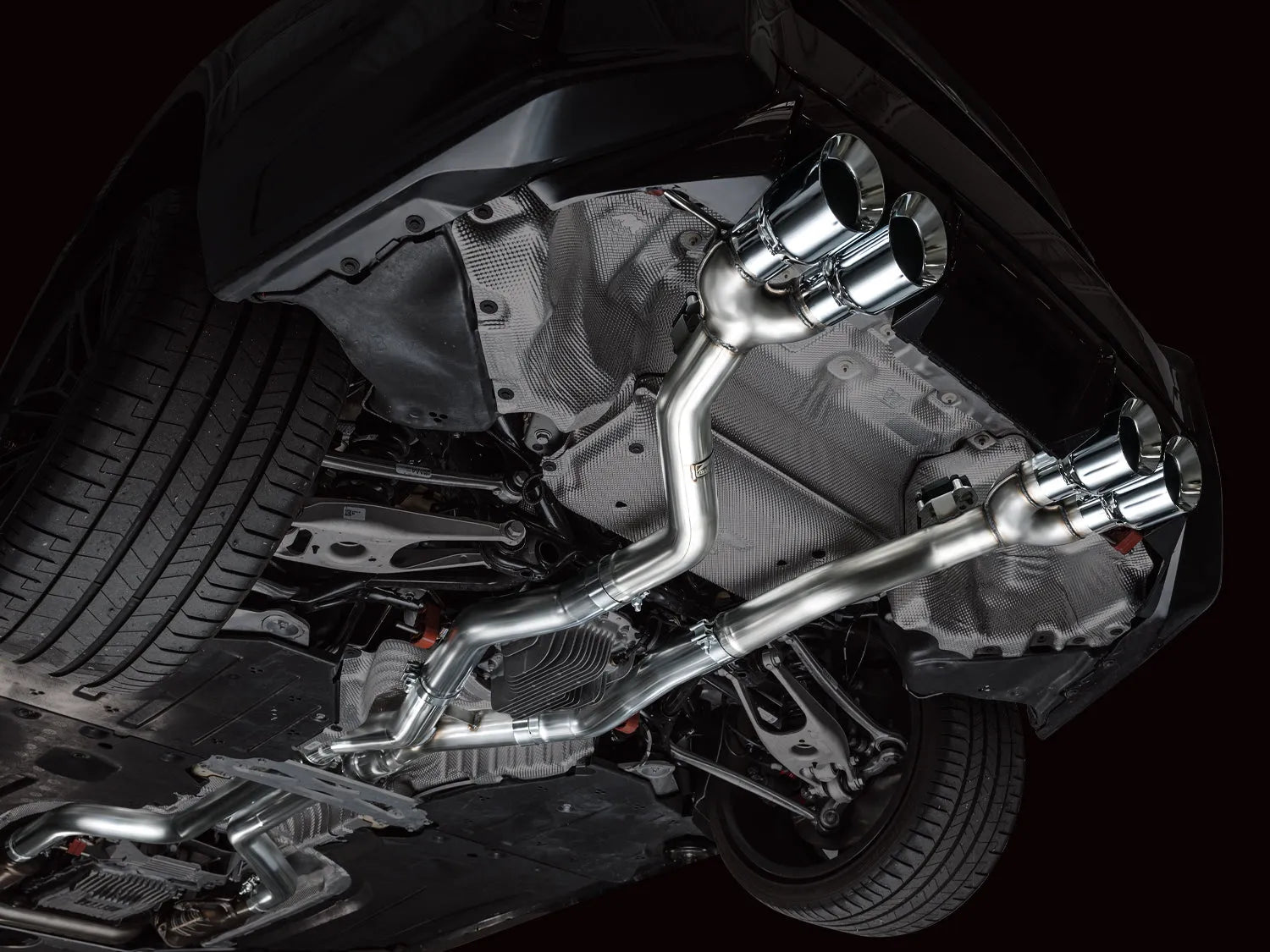 AWE Tuning Track Edition Exhaust Chrome Silver Tips for 23-24 BMW G87 M2 (3020-42487)