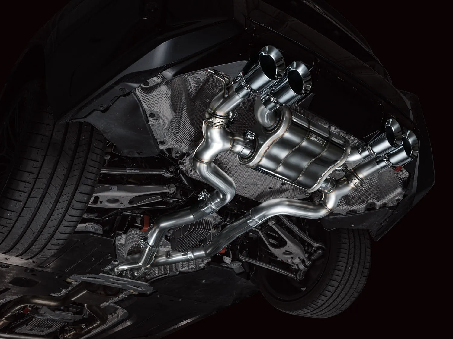 AWE Tuning SwitchPath Edition Exhaust Chrome Silver Tips for 23-24 BMW G87 M2 (3025-42487)