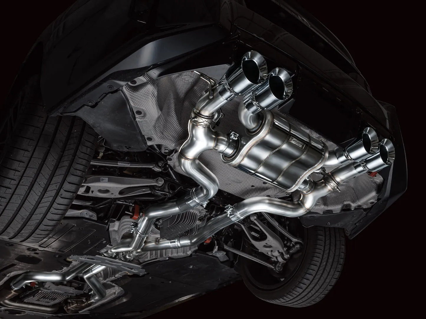 AWE Tuning SwitchPath Edition Exhaust Chrome Silver Tips for 23-24 BMW G87 M2 (3025-42487)