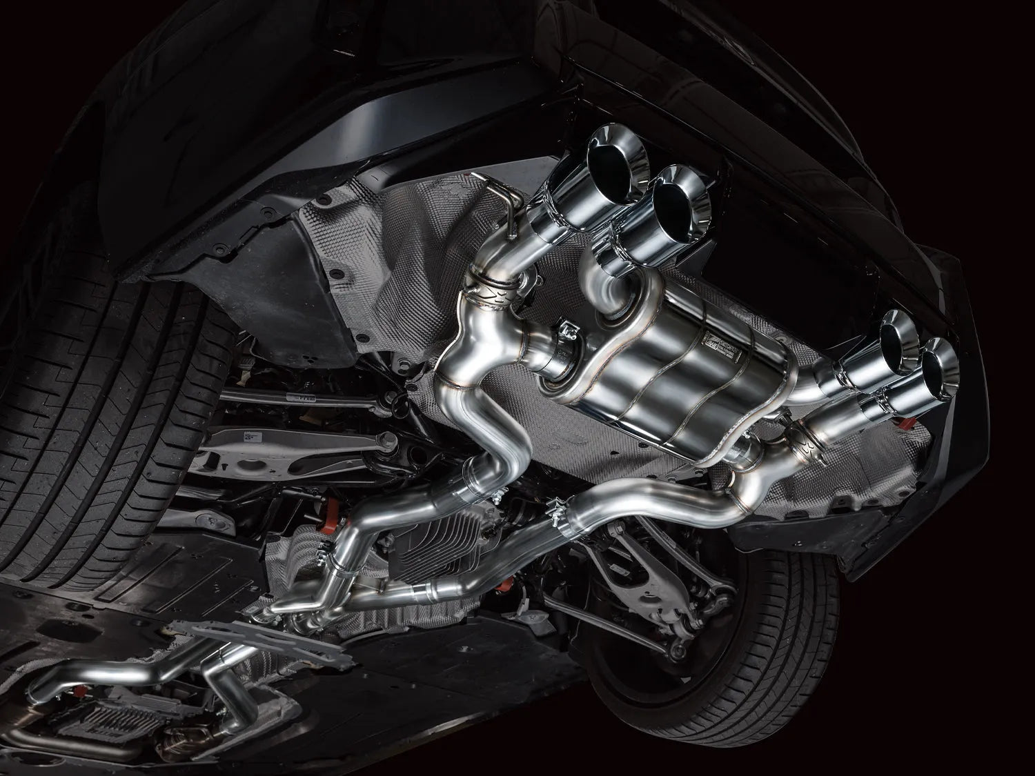 AWE Tuning SwitchPath Edition Exhaust Chrome Silver Tips for 23-24 BMW G87 M2 (3025-42487)