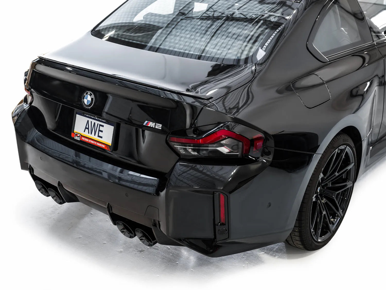 AWE Tuning SwitchPath Edition Exhaust Chrome Silver Tips for 23-24 BMW G87 M2 (3025-42487)