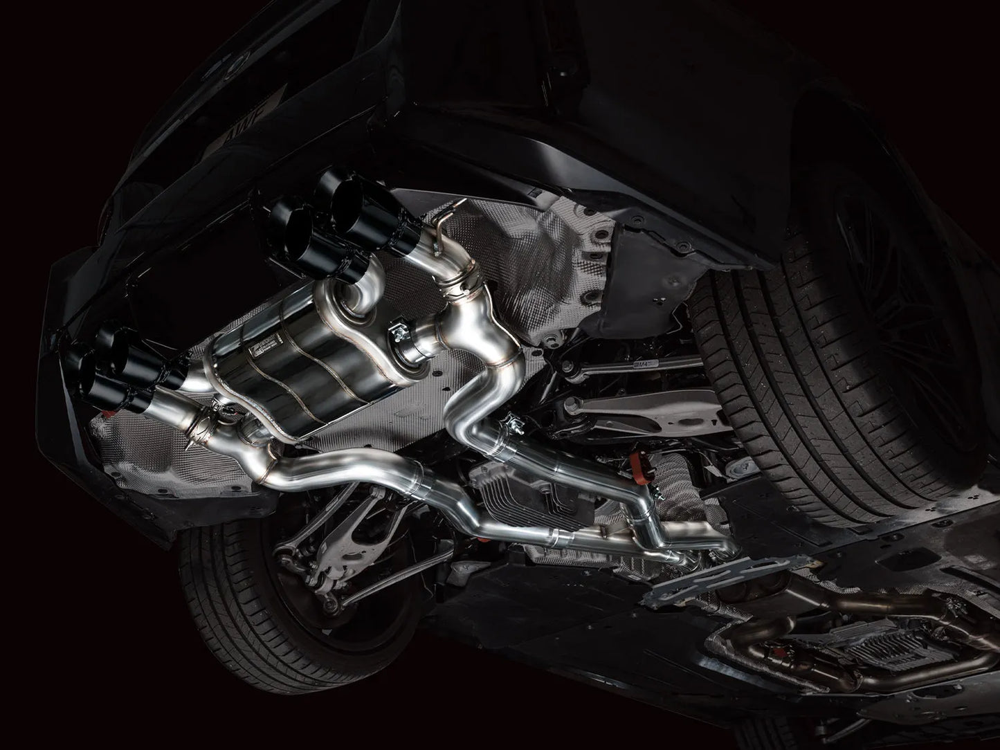 AWE Tuning SwitchPath Edition Exhaust Chrome Silver Tips for 23-24 BMW G87 M2 (3025-42487)