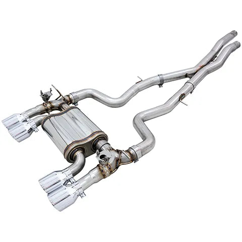 AWE Tuning AWE SwitchPath Catback Exhaust for BMW F8X M3/M4 - Chrome Silver - 3025-42070