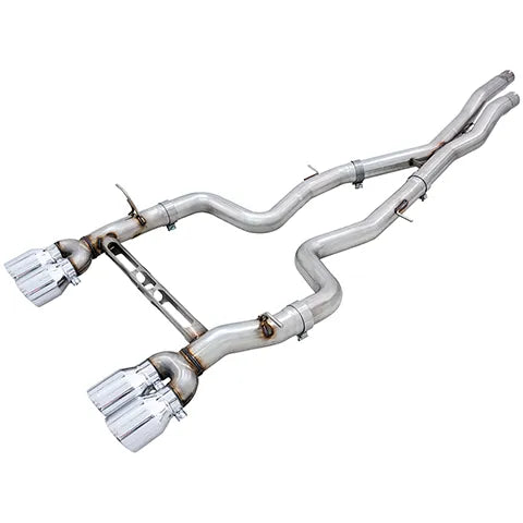 AWE Tuning AWE SwitchPath Catback Exhaust for BMW F8X M3/M4 - Chrome Silver - 3025-42070
